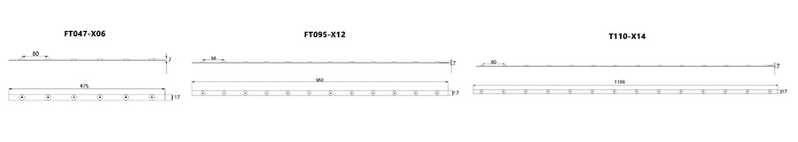 FT047-X06 / FT095-X12 / T110-X14